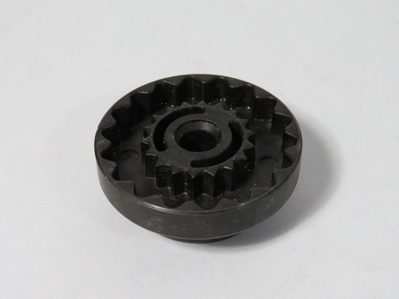 TB Wood's 3J38 3JX3/8 Sleeve Coupling Flange 3/8" Bore 2.062" OD 1-1/2" Hub USED