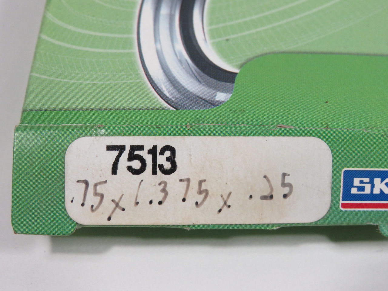 SKF 7513 Oil Seal 0.75" ID 1.375" OD 0.25" W NEW