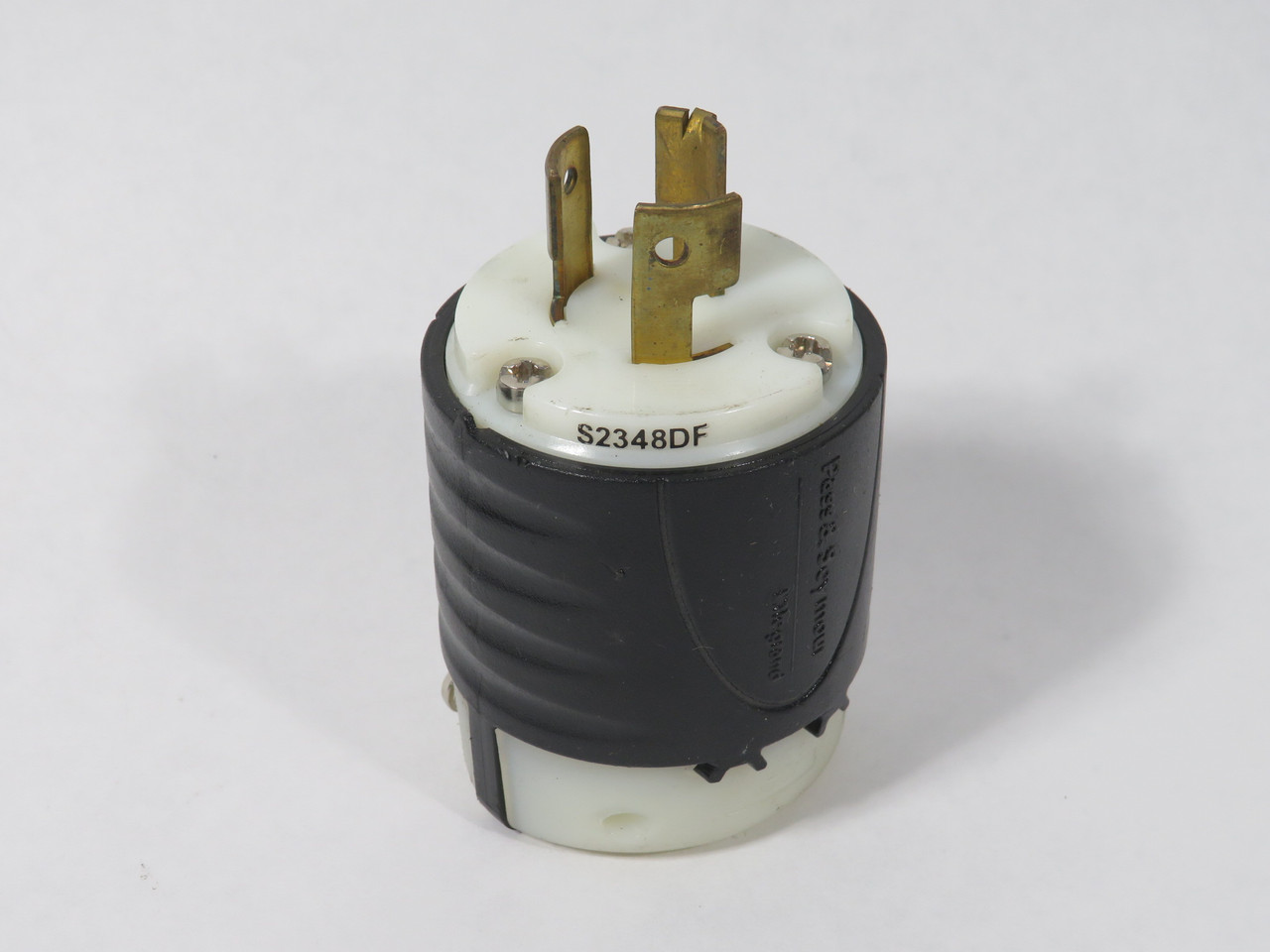 Pass & Seymour Legrand S2348DF Twist-Lock Plug 14A 120-480V 3W 2P USED