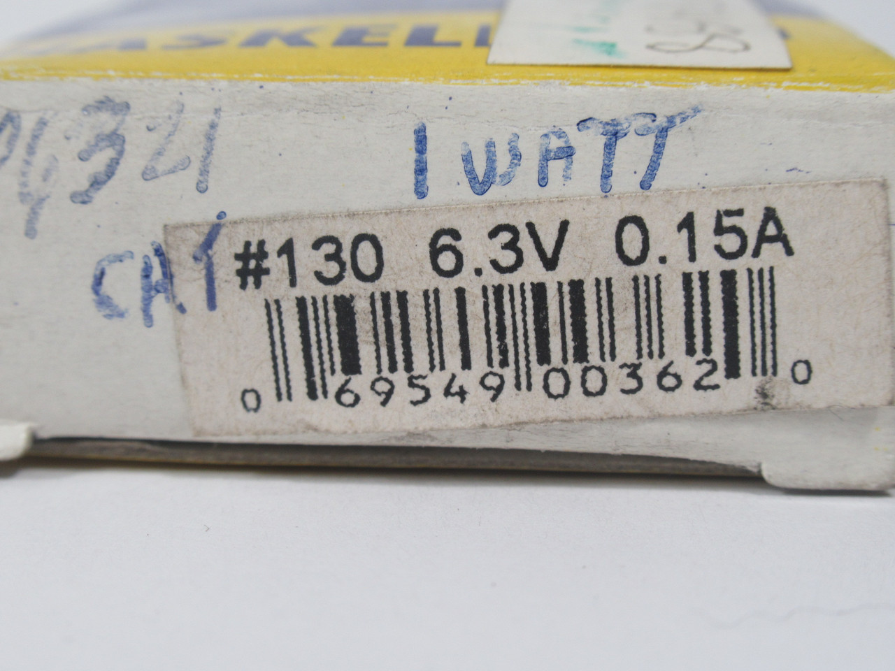 Haskellite 130 Miniature Incandescent Bulb 6.3V 0.15A Lot of 9 NEW