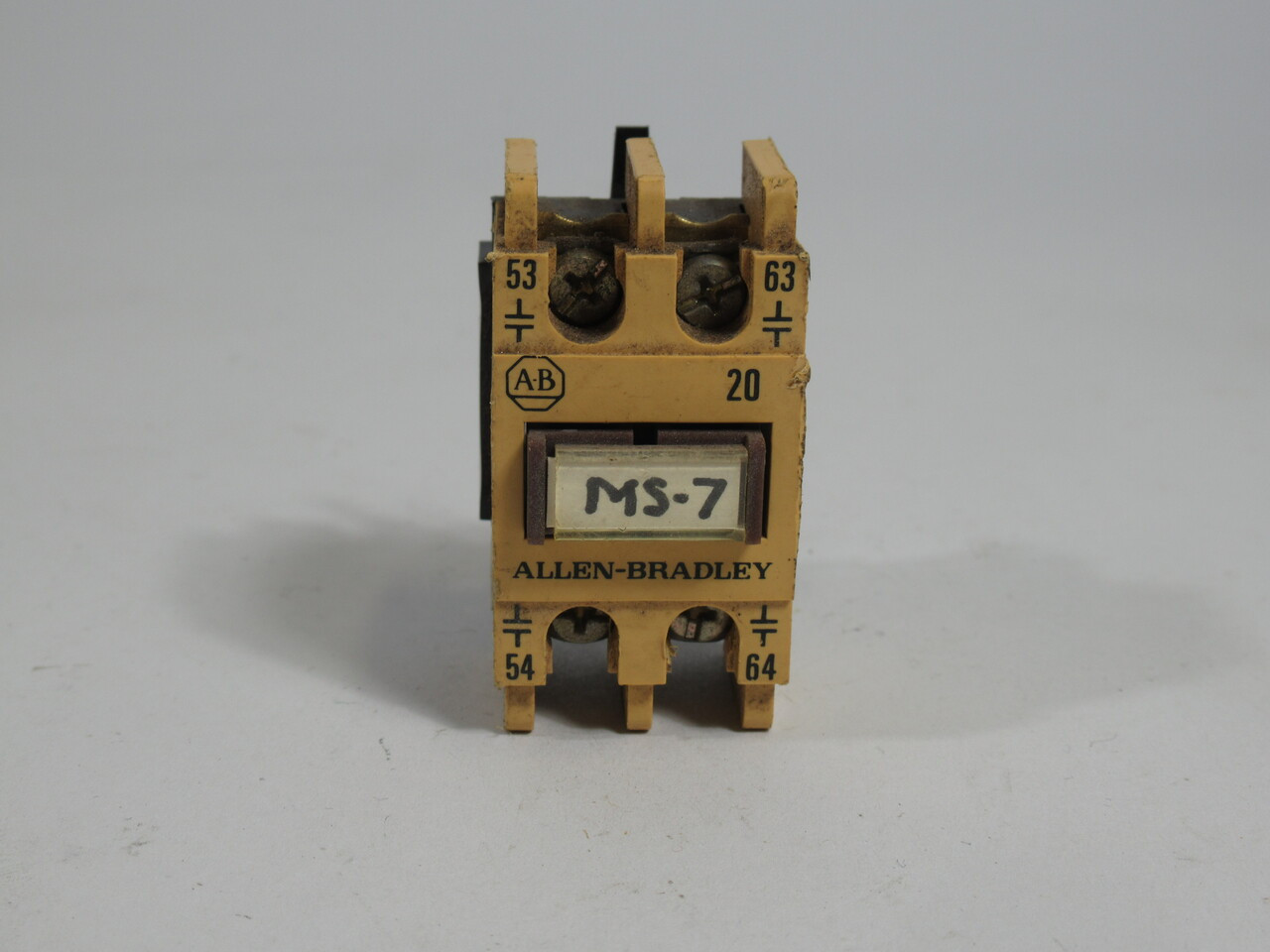 Allen-Bradley 195-FA20 Series A Auxiliary Contact 2NO 600V 10A USED