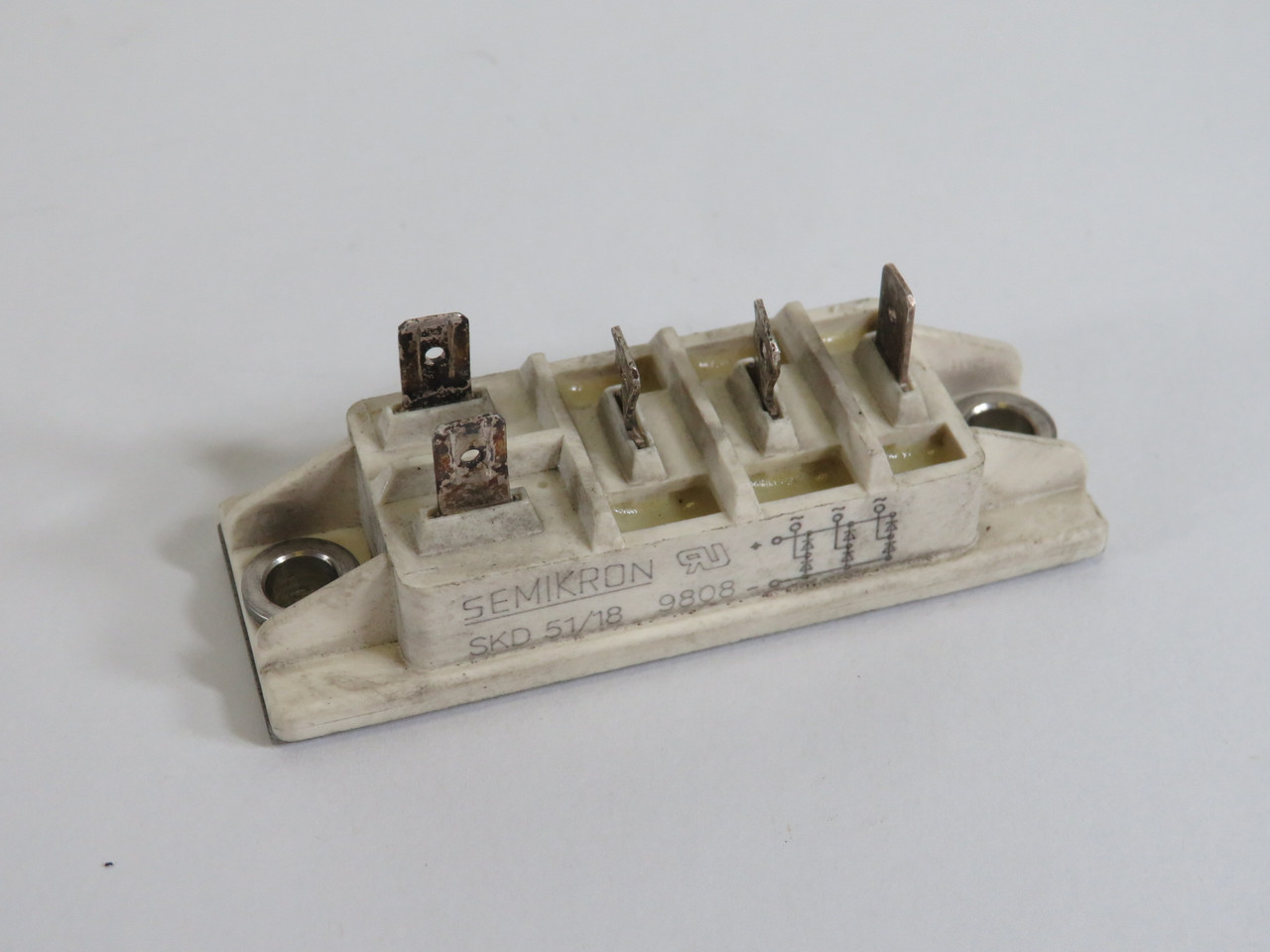 Semikron SKD-51/18 Bridge Rectifier 1900V RSM 1800V RRM/DRM SHELF WEAR USED