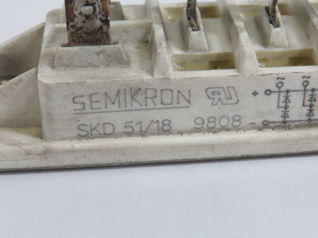 Semikron SKD-51/18 Bridge Rectifier 1900V RSM 1800V RRM/DRM SHELF WEAR USED