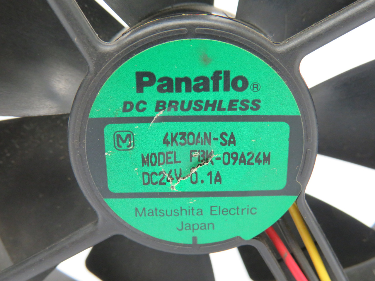 Panaflo FBK-09A24M Cooling Fan 24VDC 0.1A USED