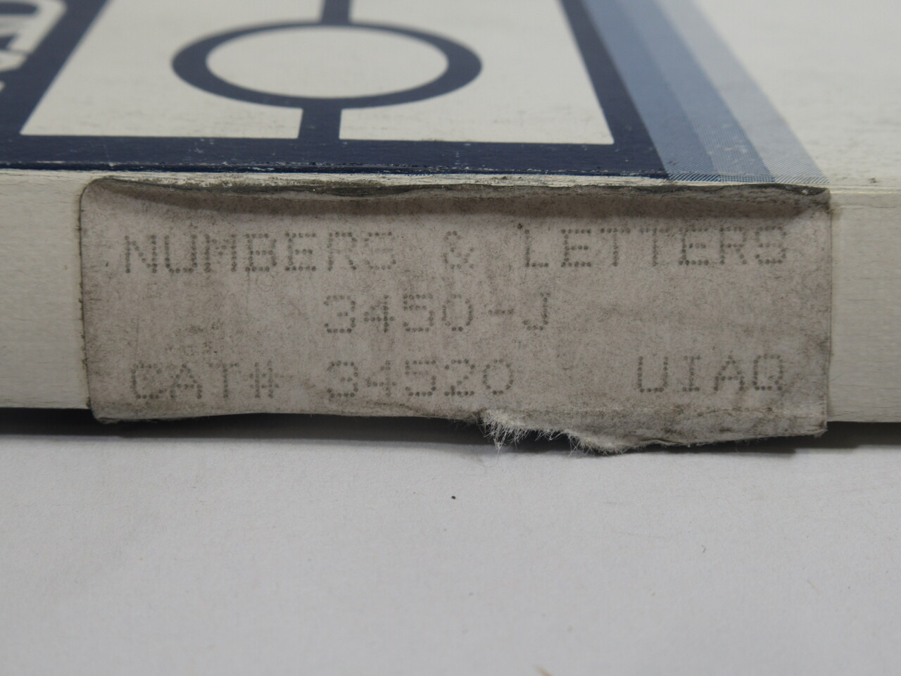 Brady 3450-J Kit of Letter Labels "J" Lot of 22  NEW