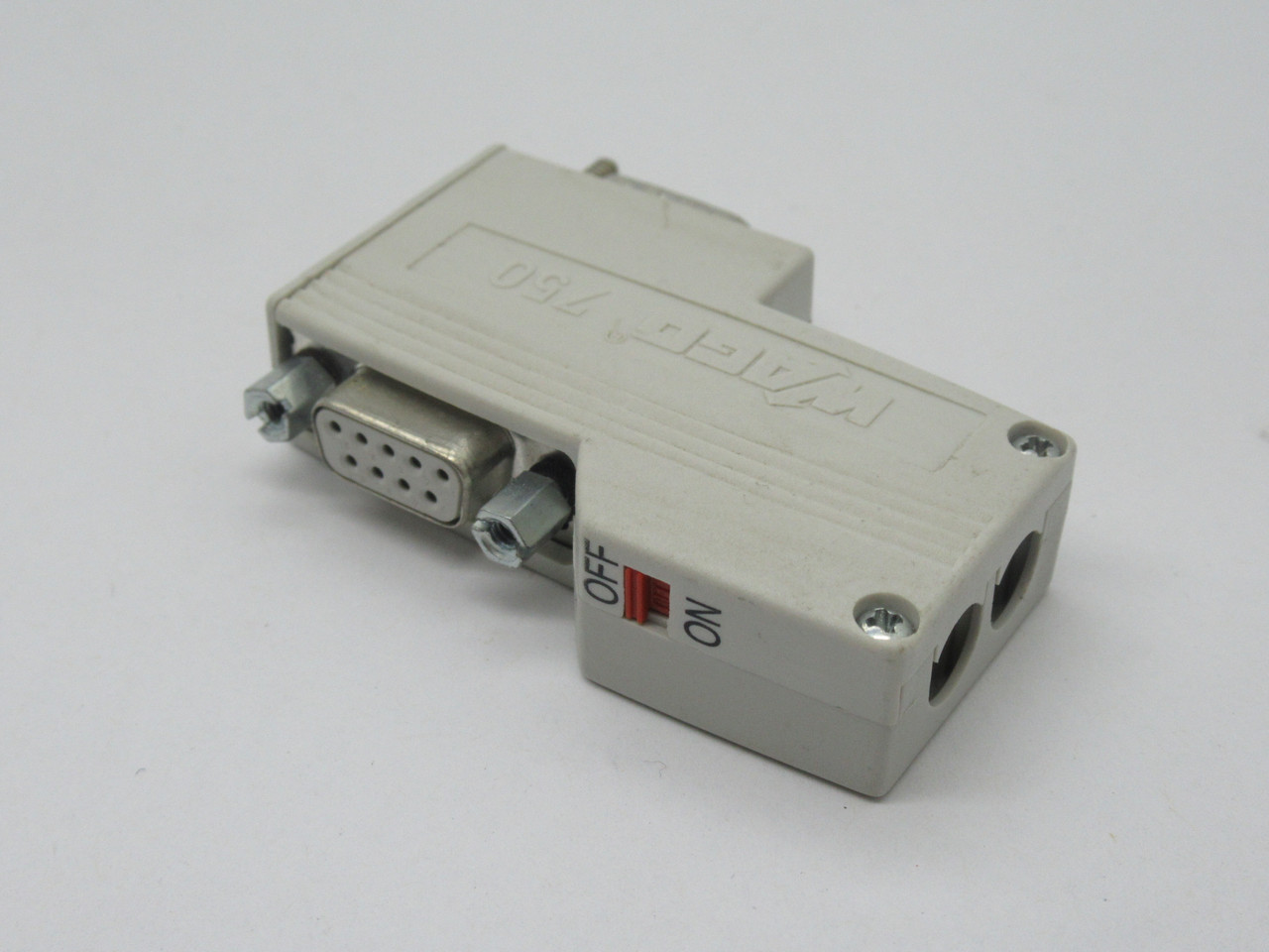 Wago 750-970 Profibus Field Bus Connector D-Sub 9 Plug 12Mbit/s USED