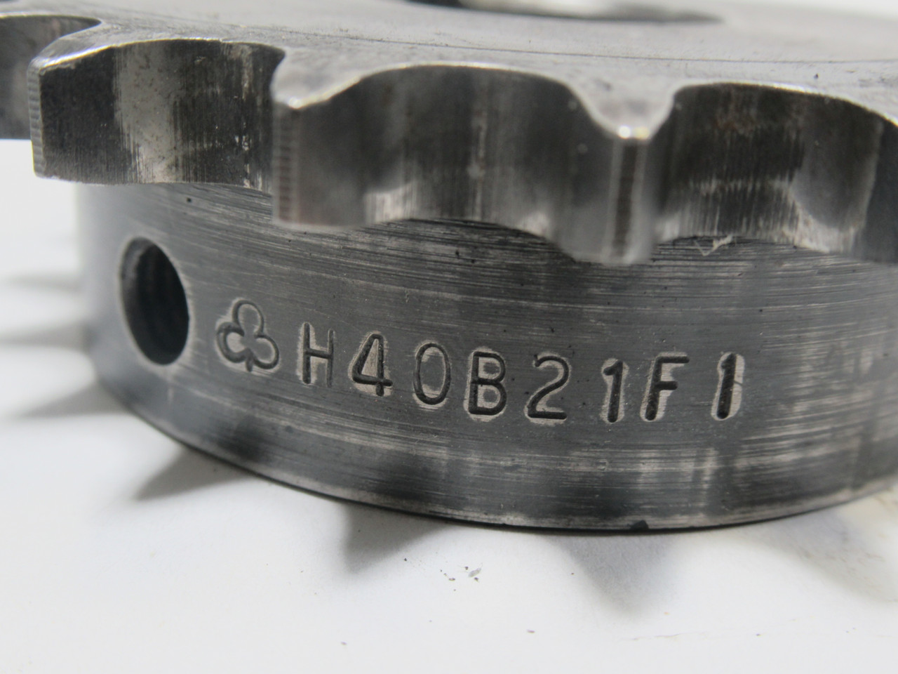 Tri-Clover H40B21F1 Roller Chain Sprocket 1" Keyed Bore 21 Teeth USED