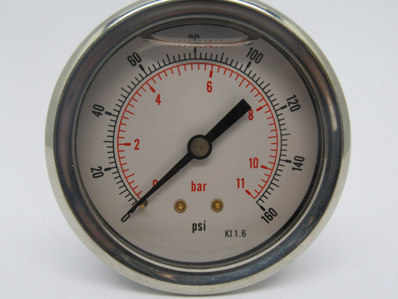 MP Filtri MPG-1P-160-DN Pressure Gauge 0-160psi 1/4"NPT 2-1/2"OD NOP