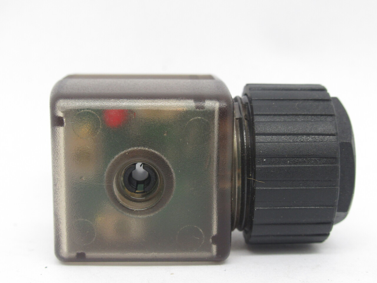 Burkert 008361 Solenoid Connector 100-120V Red LED NO SCREW USED