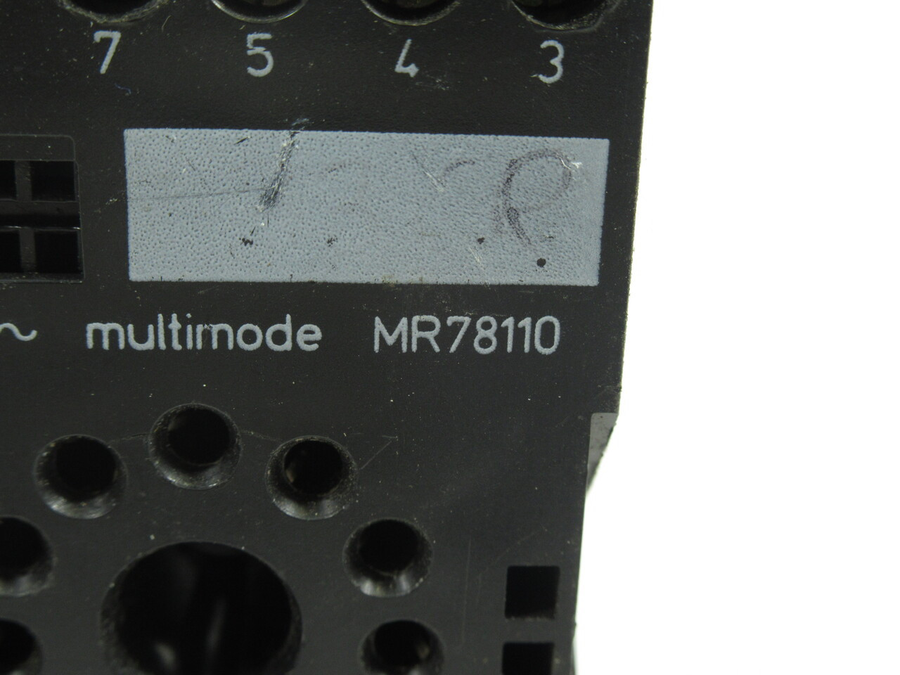 Schrack MR78110 Relay Socket 10A 380V 11-Pin USED