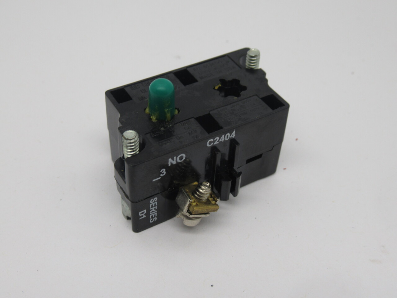 Cutler-Hammer 10250T53 Contact Block Black Series D1 1NO 690V 10A USED