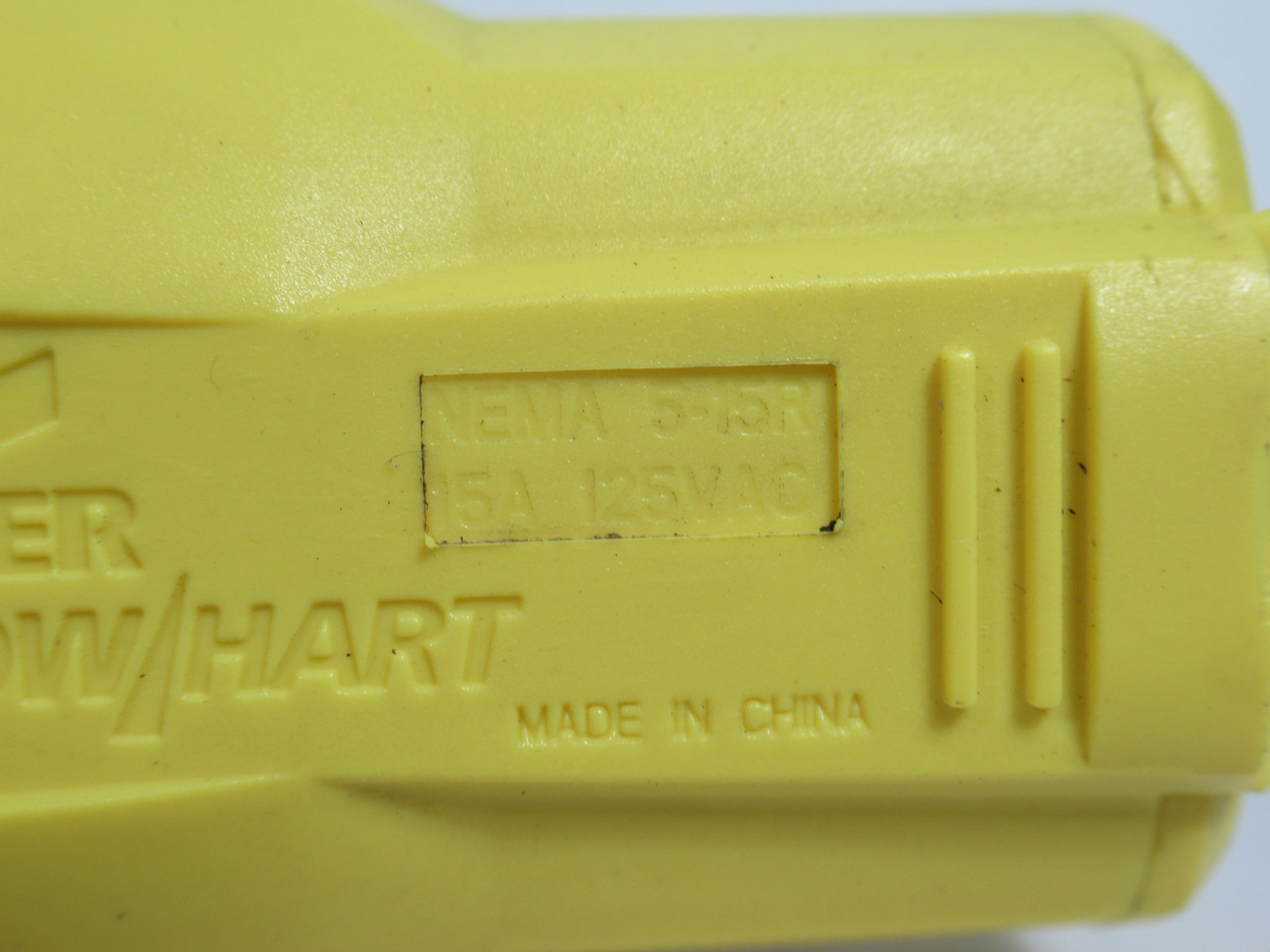 Arrow Hart AH5969Y Straight Blade Connector Quick Grip 15A 125V 2P 3Wire USED