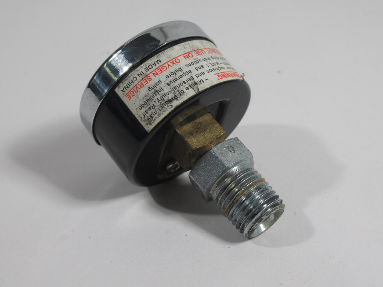 Generic Pressure Gauge 0-160psi 1-1/2" Diameter 1/4" NPT USED