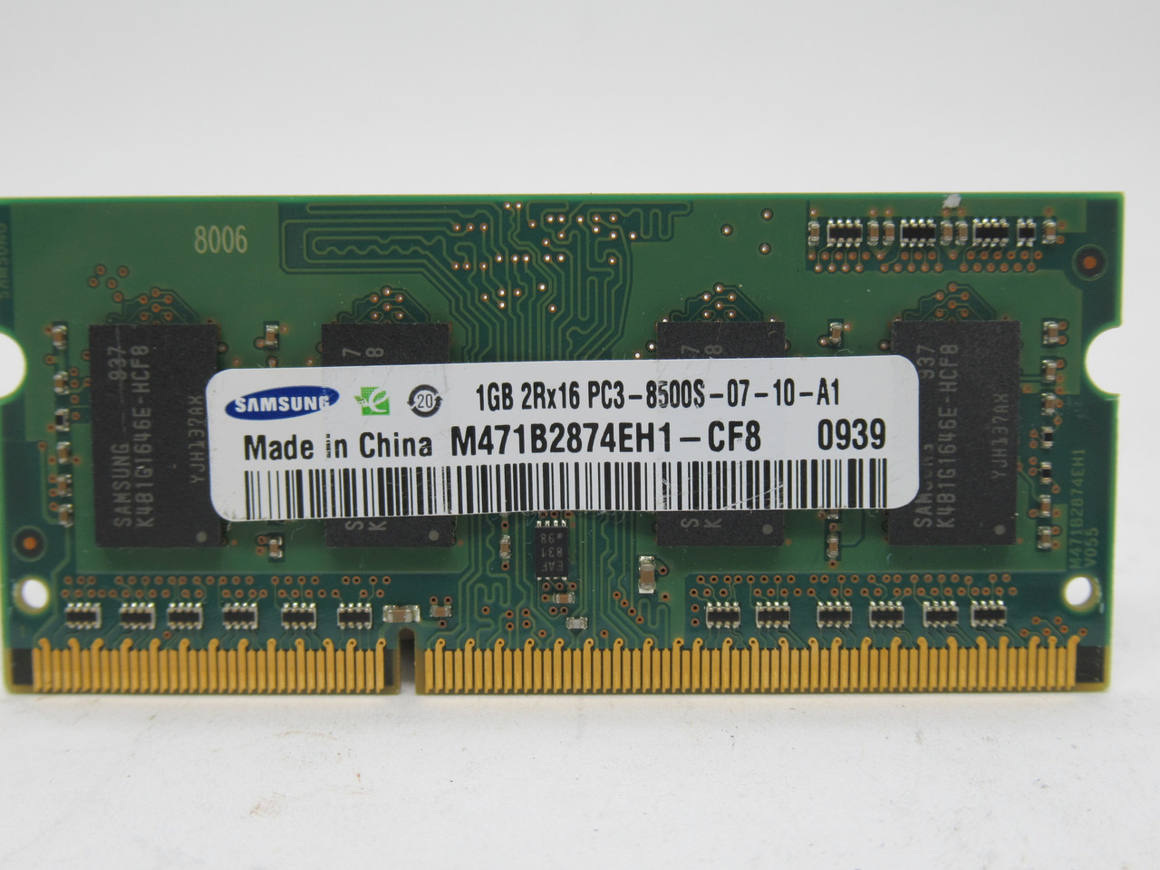 Samsung M471B2874EH1-CF8 SDRam Memory Module 1GB USED