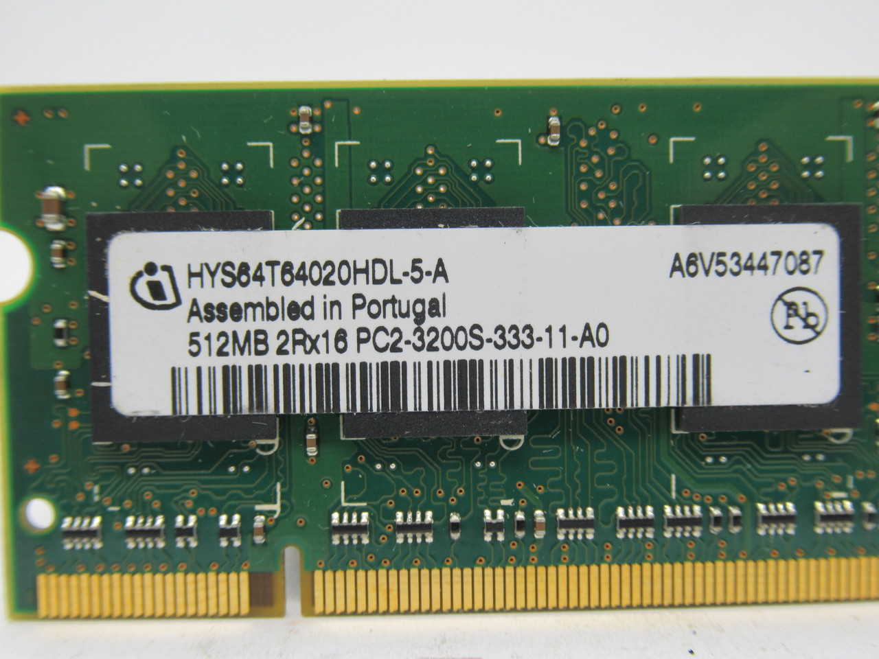 Infineon HYS64T64020HDL-5-A SDRam Memory Module 512MB 400MHz USED