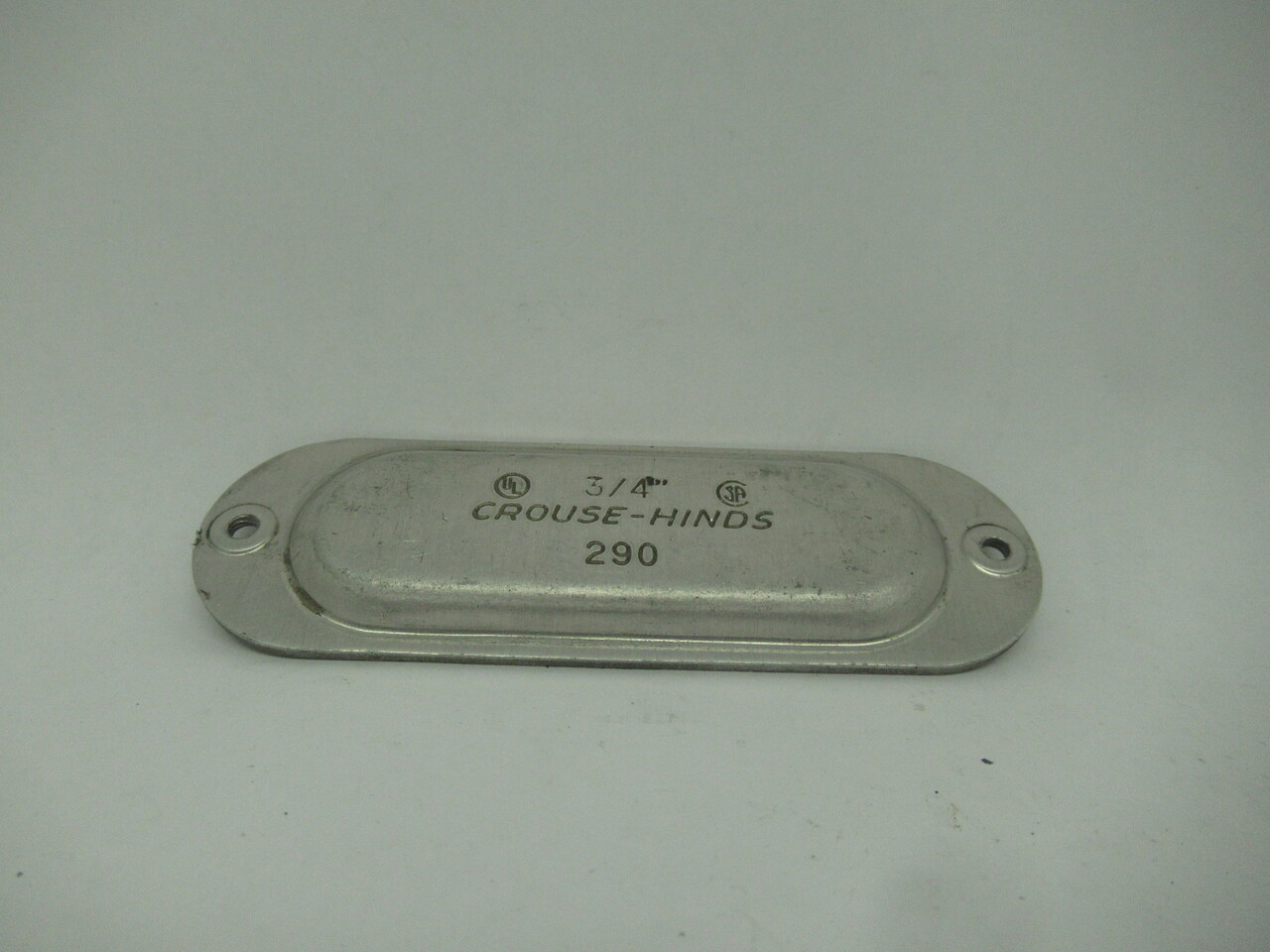 Crouse-Hinds 290 Mark 9 Conduit Cover 3/4" MISSING HARDWARE USED