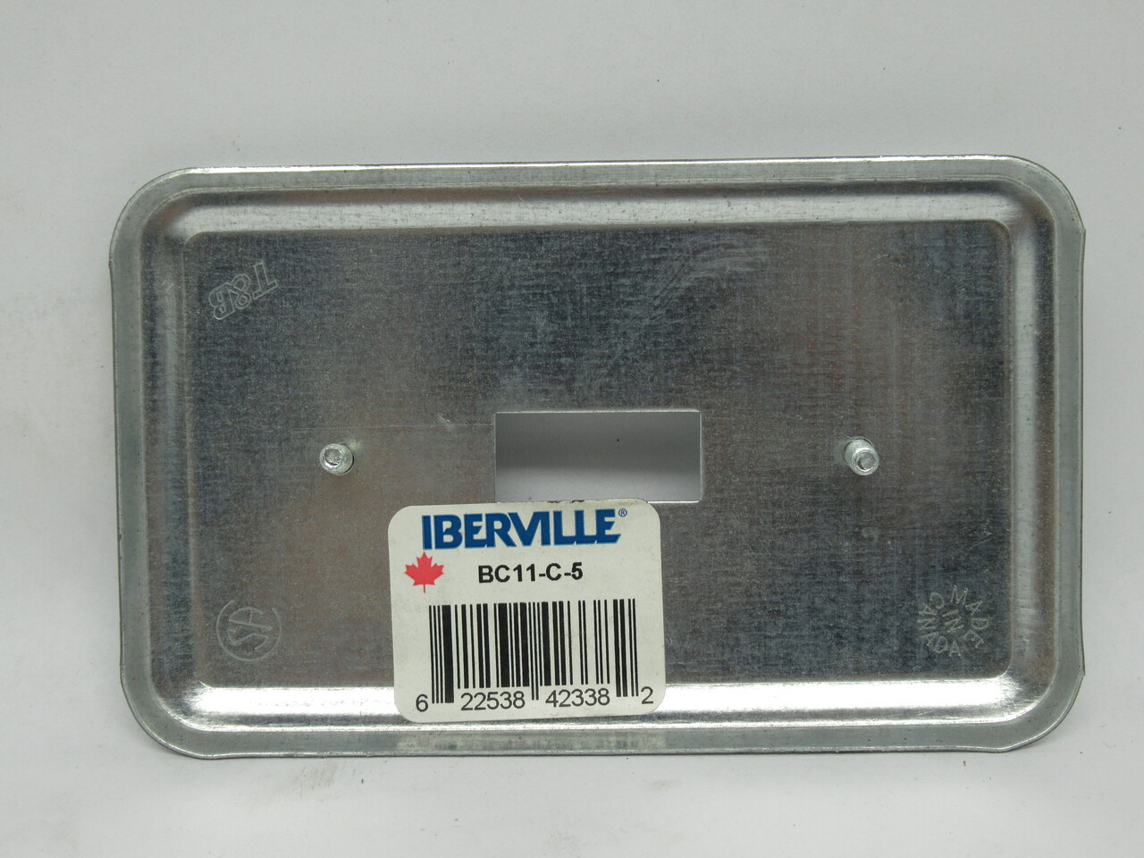 Iberville BC11-C-5 Box Cover For Toggle Switch 4" x 2-3/8" NOP