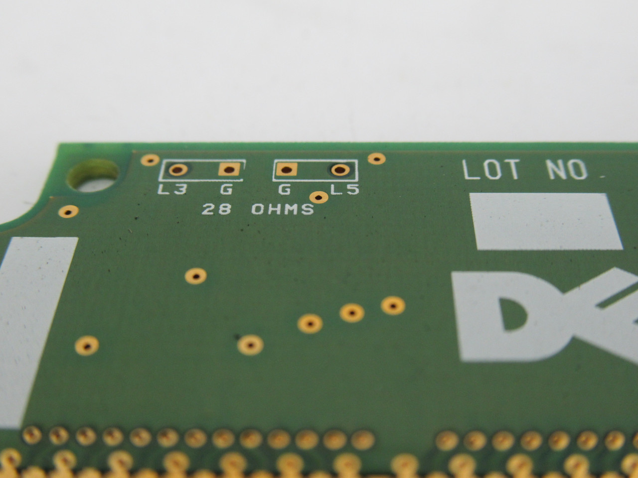 Dell PWB9578D RDRam Crimm Terminator 28ohms USED