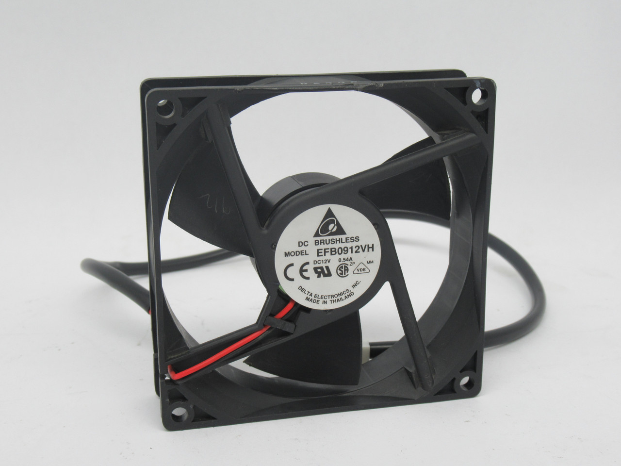 Delta Electronics EFB0912VH DC Brushless Fan 12VDC 0.54A USED
