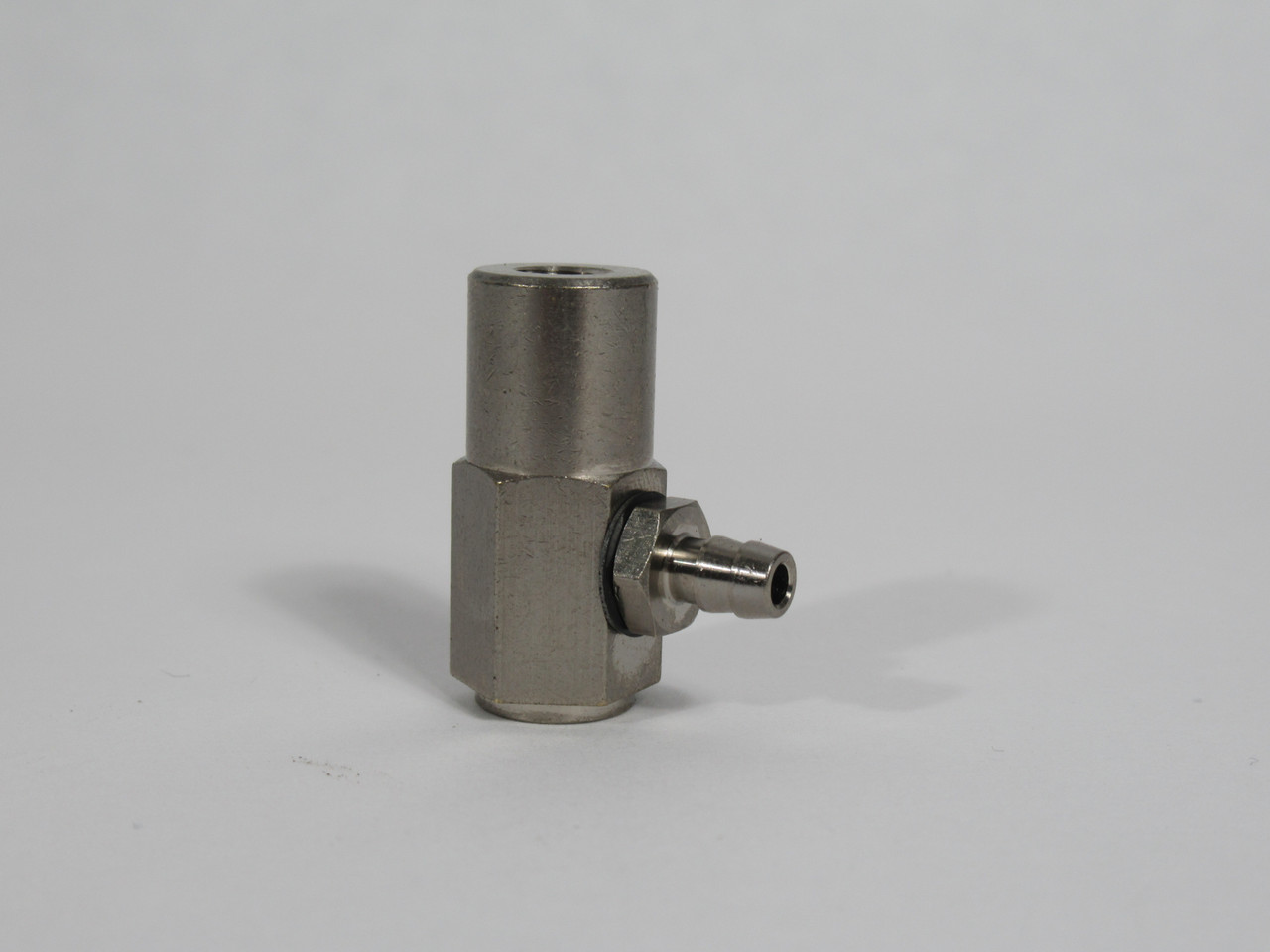 Pisco VPB-M6-6B Vacuum Pad Holder Fixed Side Port Barb Fitting 4mm x 2mm USED