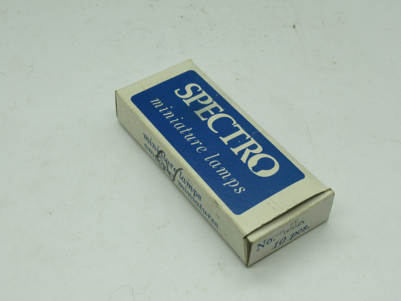 Spectro 6PSB Mini Bulb Slide Base 6V 140mA 10 Pack NEW