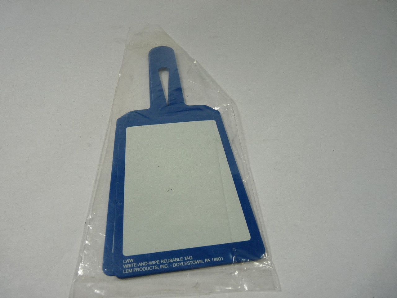 Generic LWWB Write and Wipe Reusable Tag 5Pk Blue ! NEW !