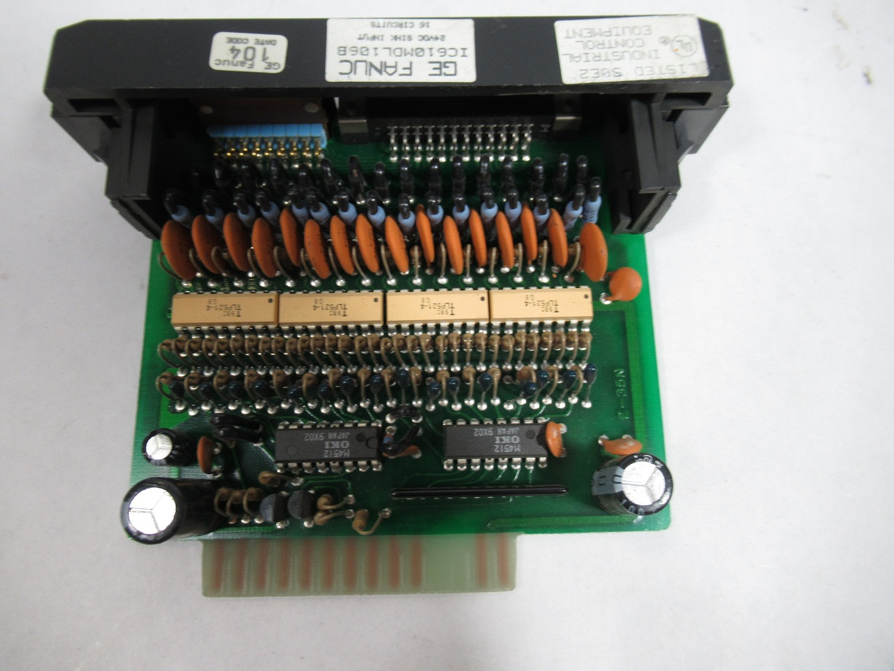 GE Fanuc  IC610MDL106B 24 Pt. Input Module 24VDC *Missing Terminal* USED