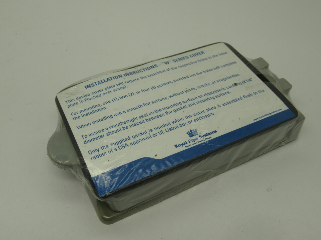 Royal Pipe Systems WDR-1510 Weatherproof Cover Series W NEW