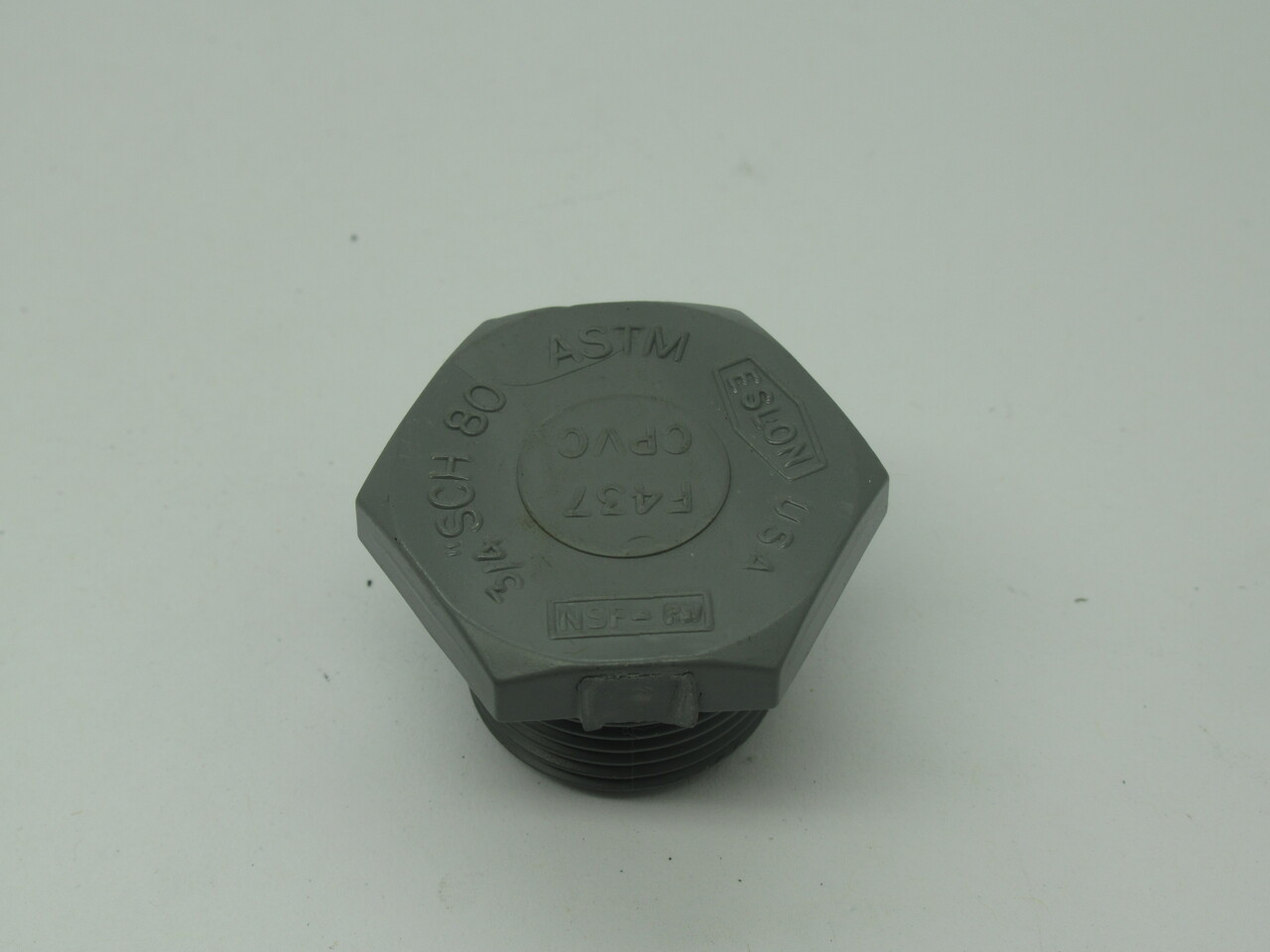 Eslon CPG20 3/4" Threaded Pipe End Cap F437 CPVC NOP