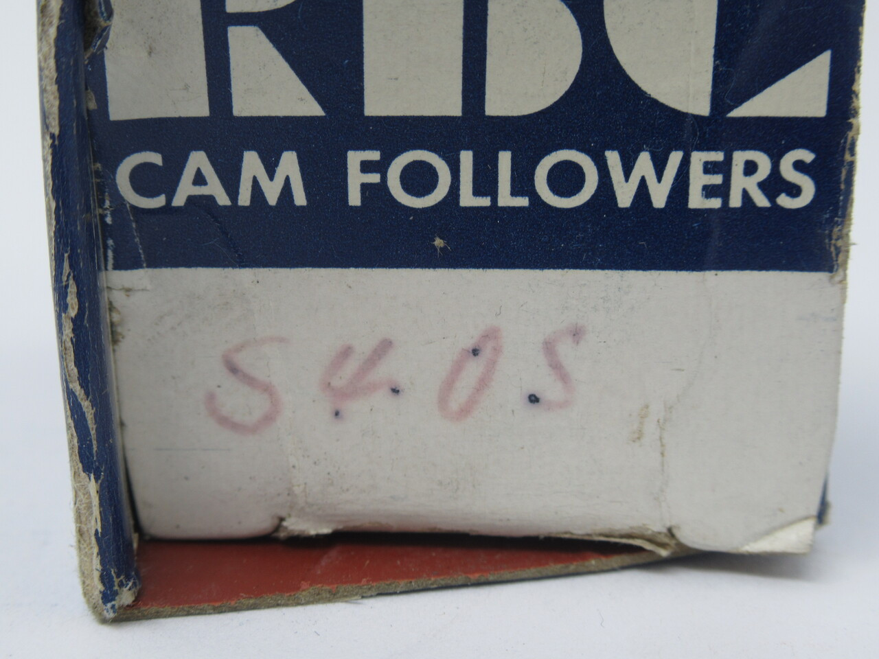 RBC S40 Cam Follower 1-1/4" Roller Diameter 3/4" Roller Width 1/2" Stud NEW