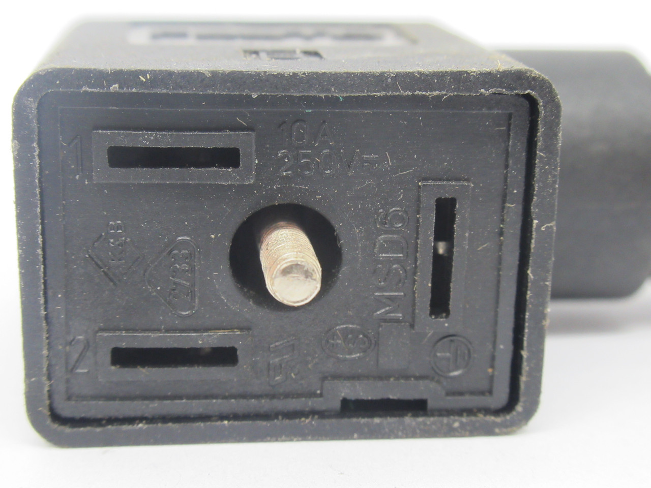 Festo MSD-6 Solenoid Connector 10Amp 250V NOP