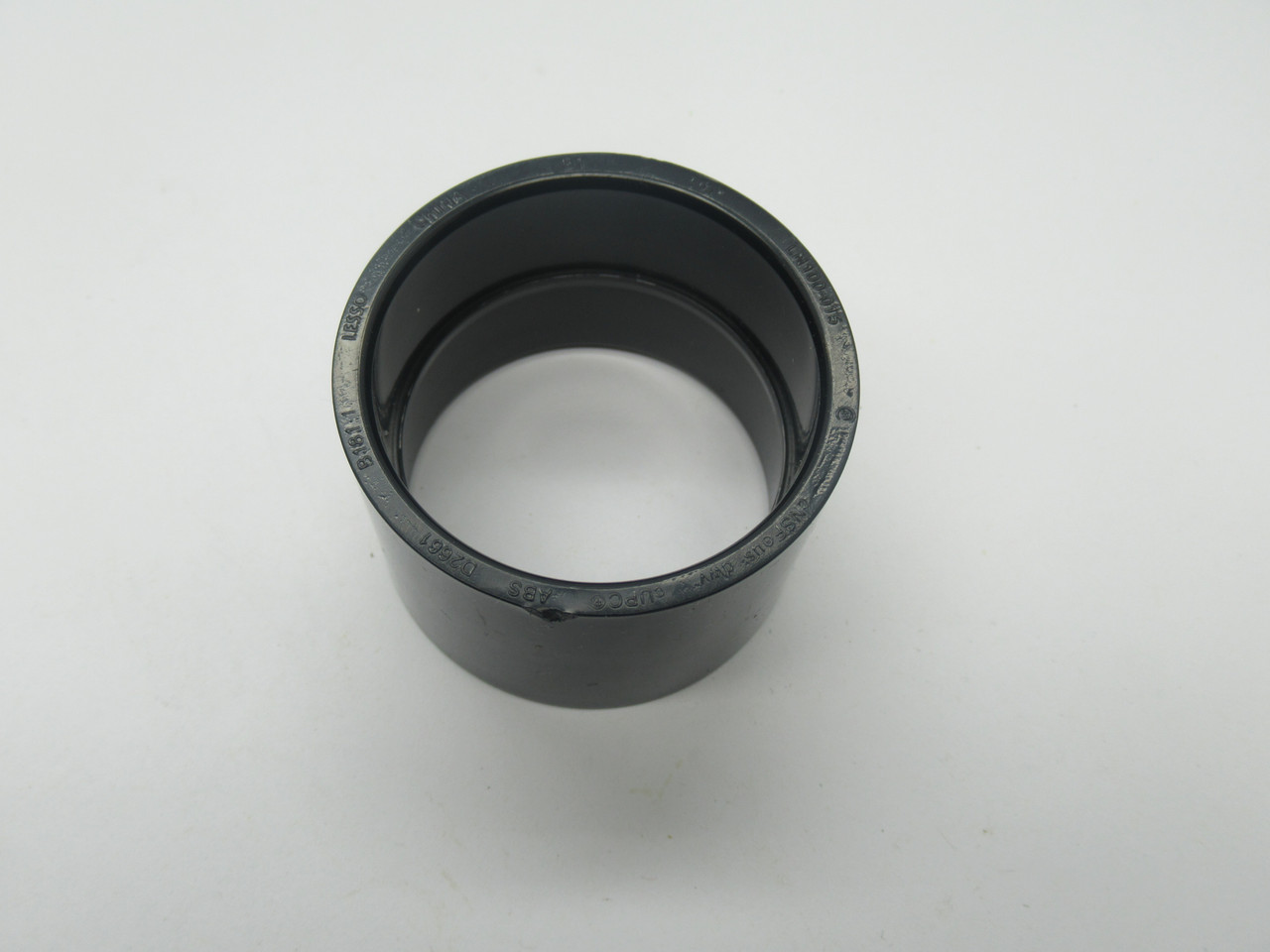 Lesso LN100-015 ABS-DWV Coupling Hub x Hub 1-1/2" *Lot of 6/Damaged Bag* NWB