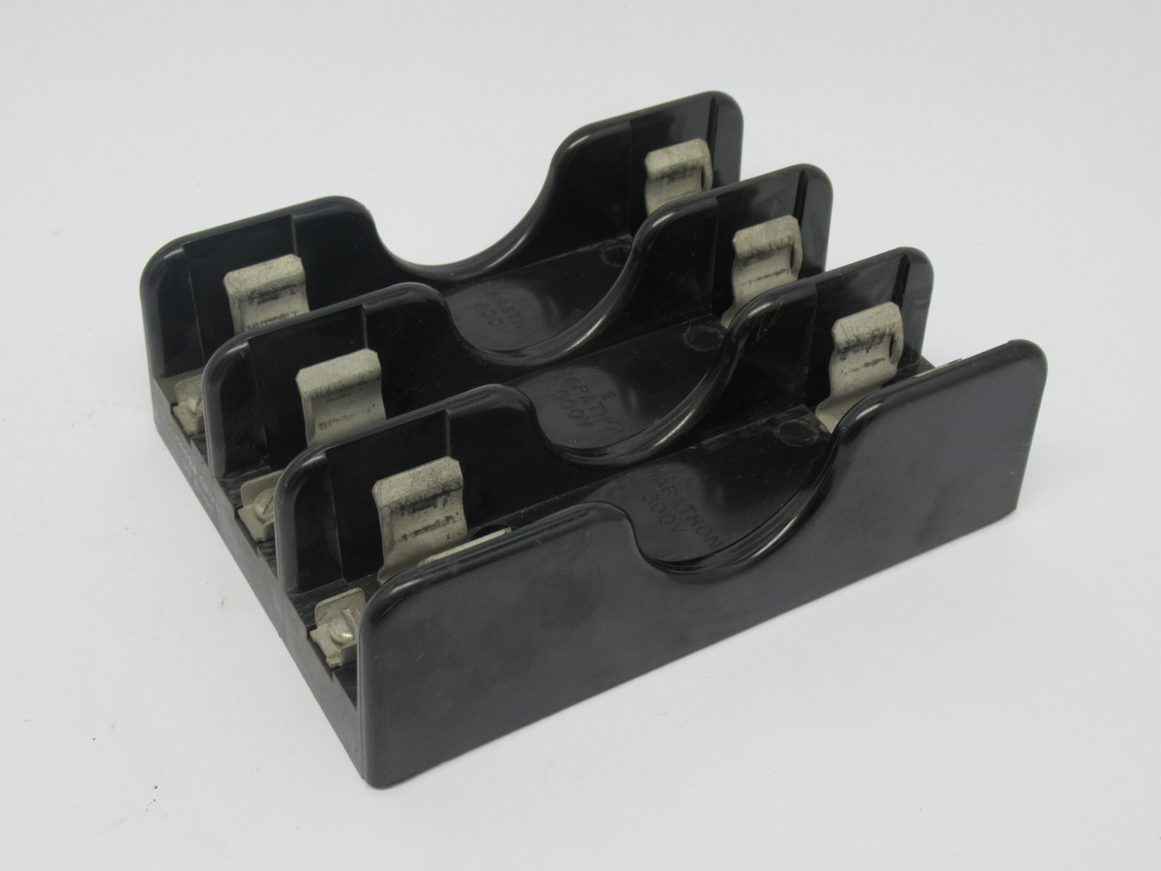 Marathon 4100026 Old Style Fuse Holder 30A 600V 3-Pole USED