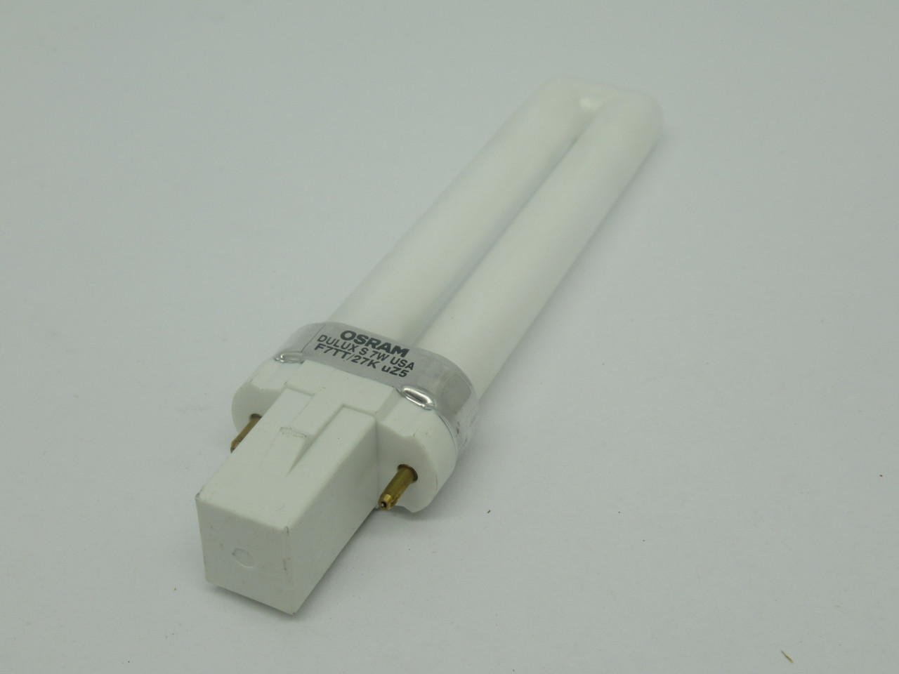 Osram F7TT/27K Dulux S Fluorescent Lamp 7W 2700K G23 Base NEW