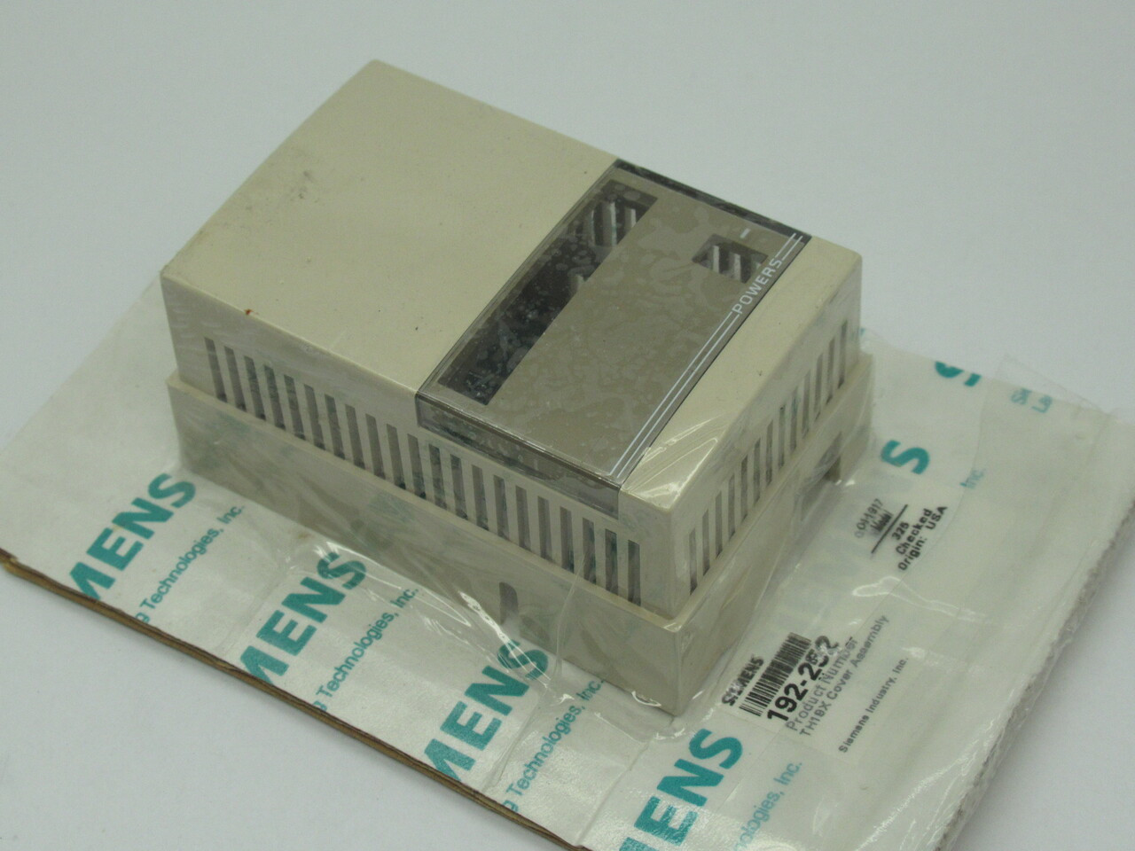 Siemens 192-252 Thermostat Cover TH19X 8.5x5.5x4cm NEW