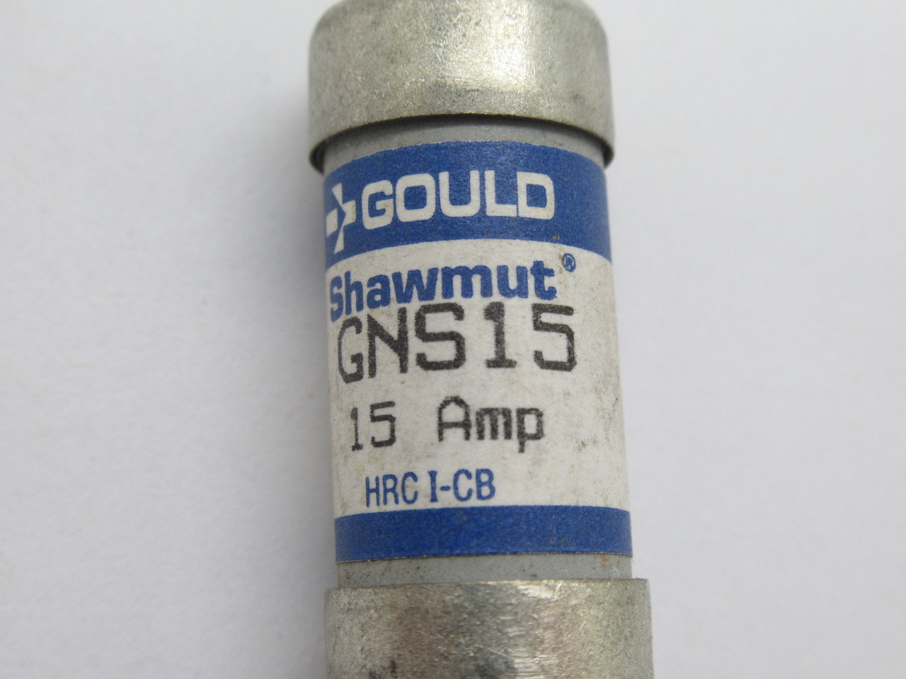 Gould Shawmut GNS15 Industrial HRC Fuse 15A 600V 60Hz USED