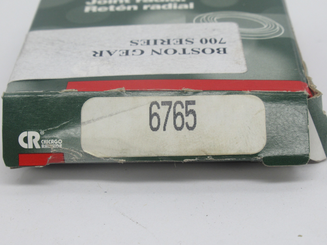 Chicago Rawhide 6765 Oil Seal 0.688" ID 1.25" OD 0.256" W *DAMAGED BOX* NEW