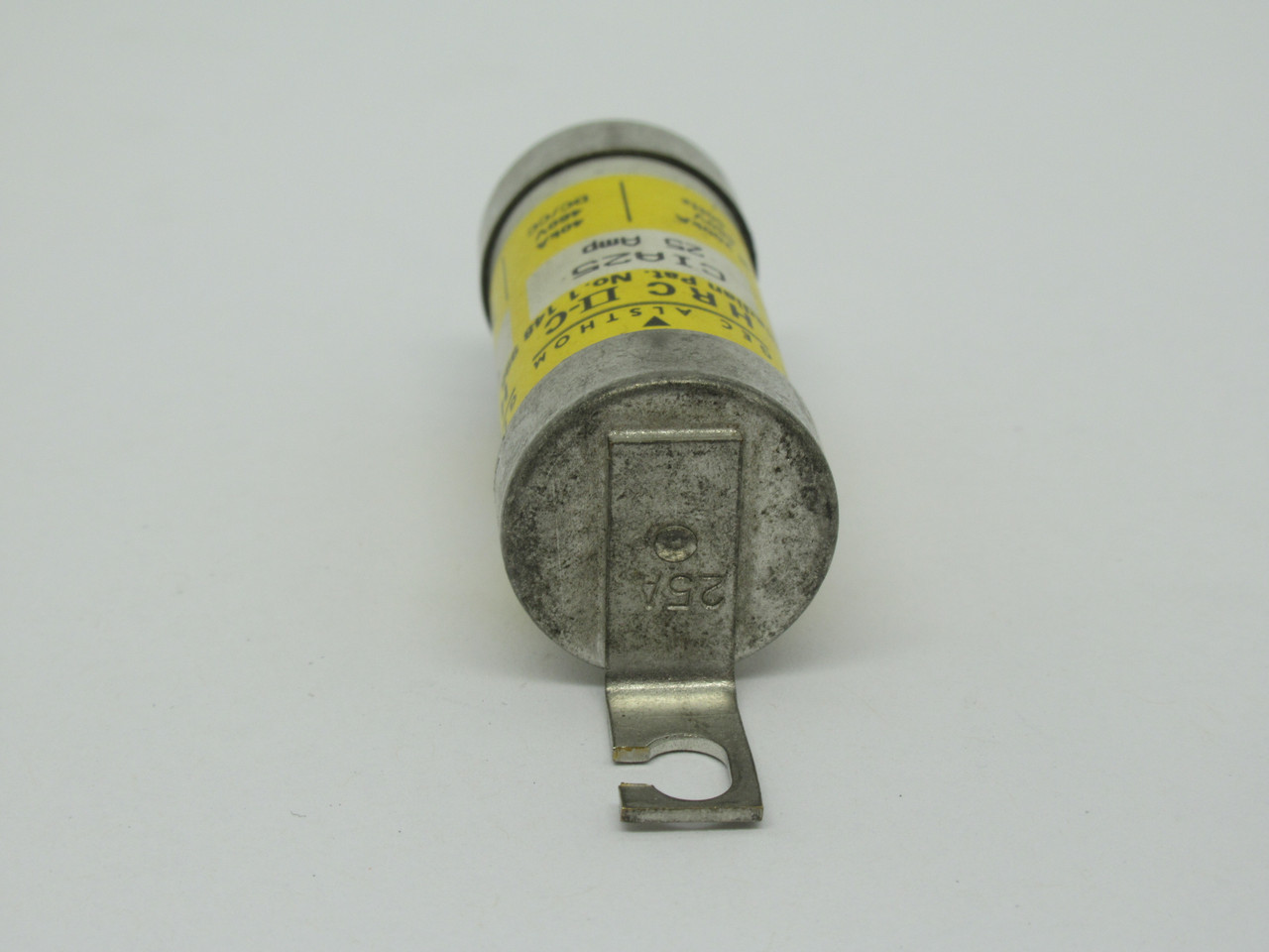 GEC Alsthom CIA-25 Open Hole Bolt On HRC Fuse 25A 660VAC 460VDC 60Hz USED