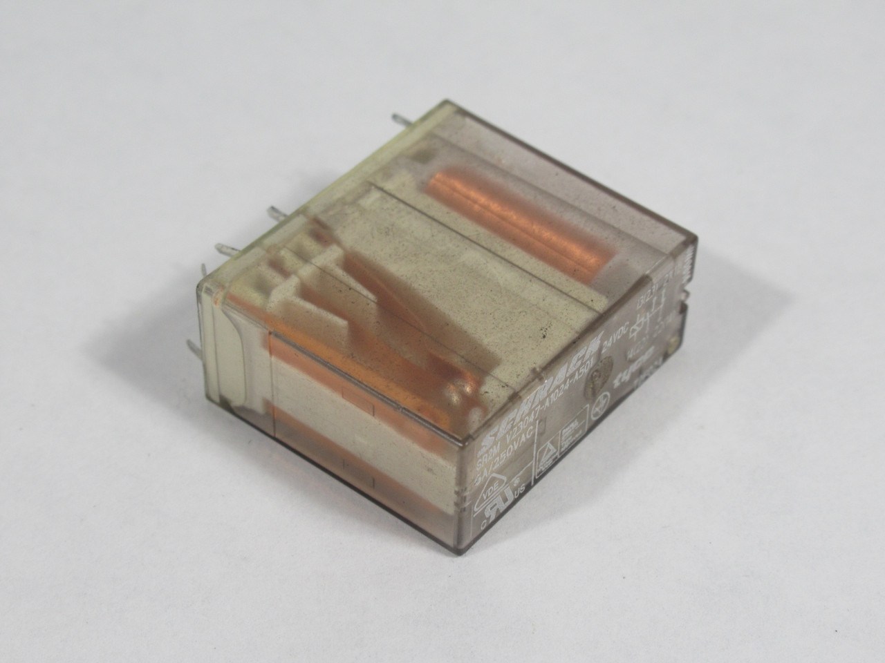 Schrack V23047-A1024-A501 Plug-In Relay 24VDC 6A 250VAC 8-Pin USED