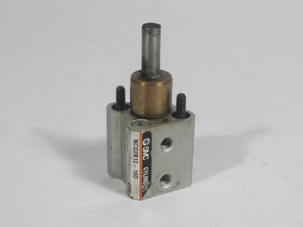 SMC NCQ2B12-10D Compact Pneumatic Cylinder 12mm Bore 10mm Stroke 145PSI USED