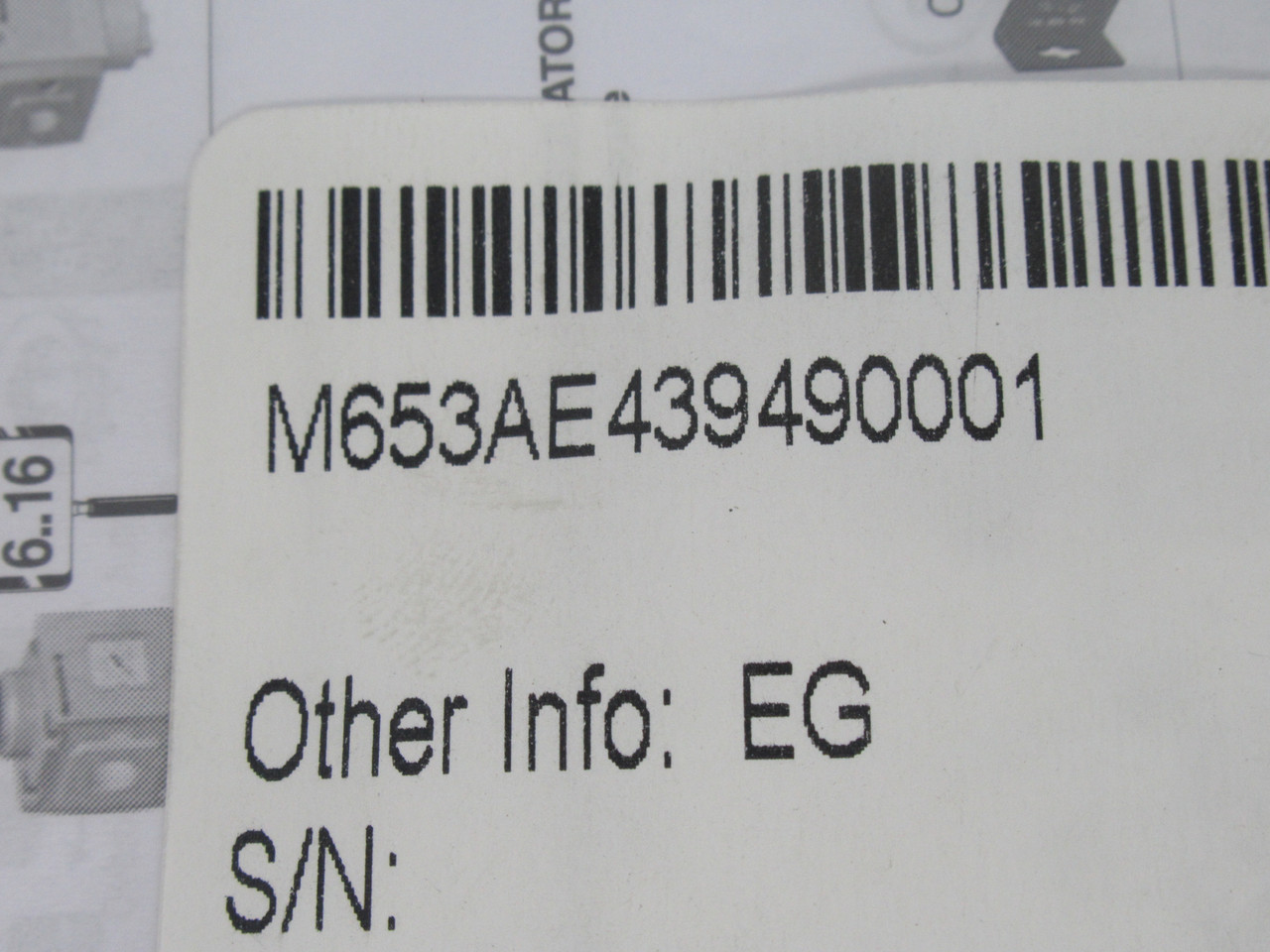 Emerson M653AE439490001 Aventics Filter Element for Series 653 Air Unit NWB