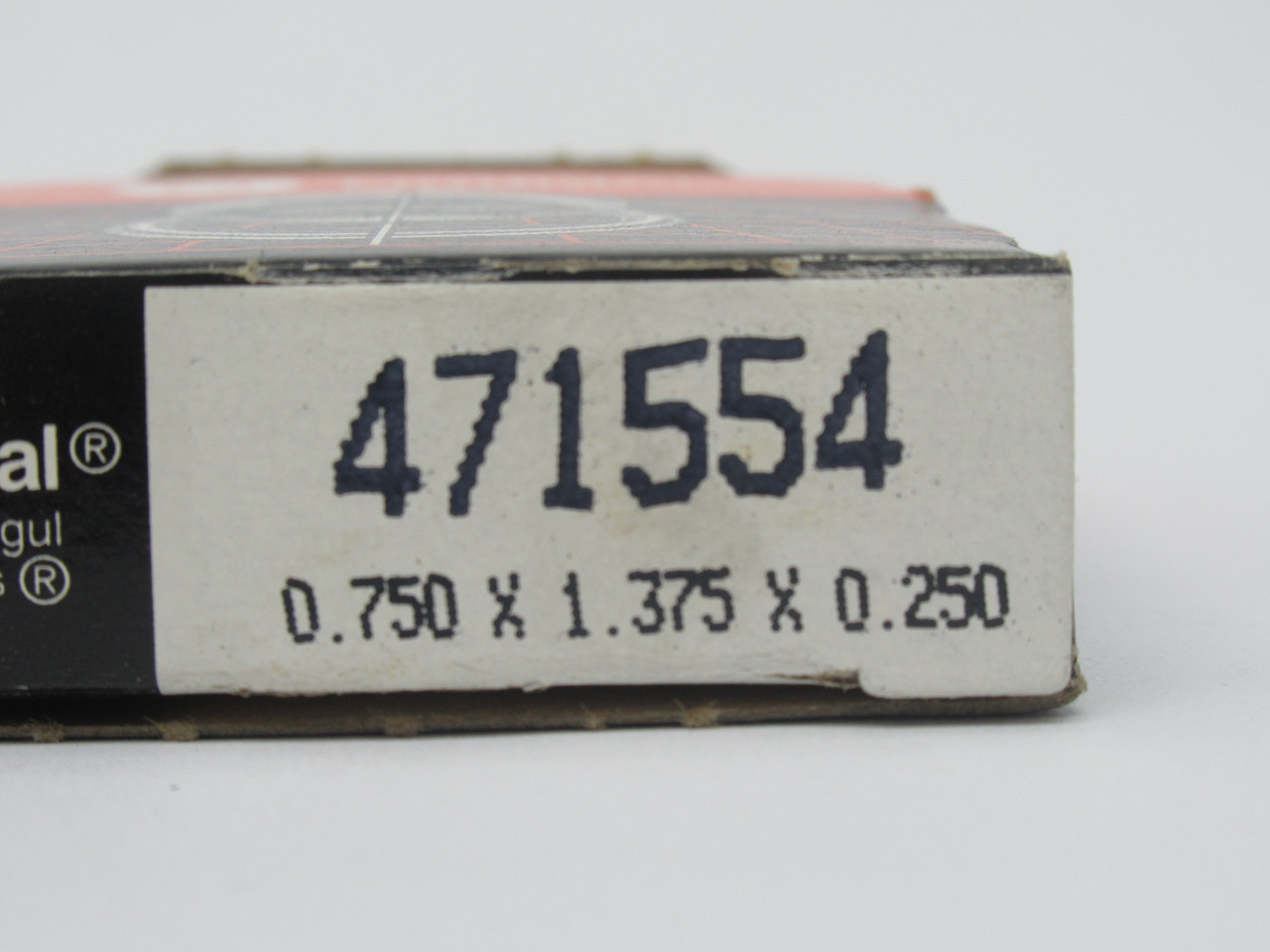 Federal Mogul 471554 Oil Seal 0.75" ID x 1.375" OD x 0.25" W *SHELF WEAR* NEW