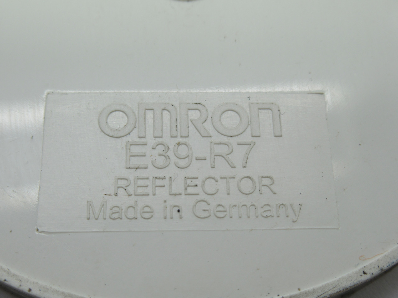 Omron E39-R7 Round Sensor Reflector 84mm W USED