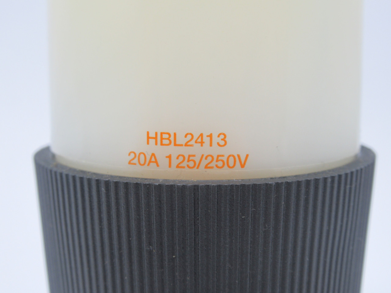 Hubbell HBL2413 Insulgrip Twistlock Connector Body 20A 125/250V 4W 3P USED