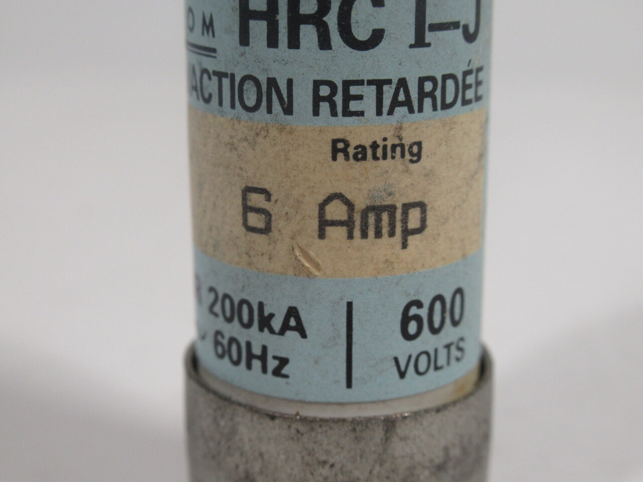 GEC Alsthom AJM-6 Delay Action Fuse 6A 600V USED