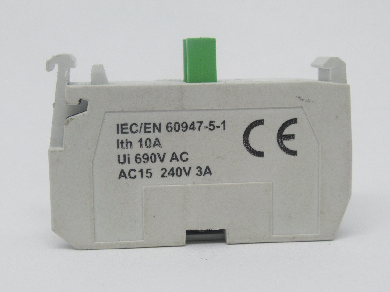 BACO 33E10 Contact Block 1NO 240V 3A USED