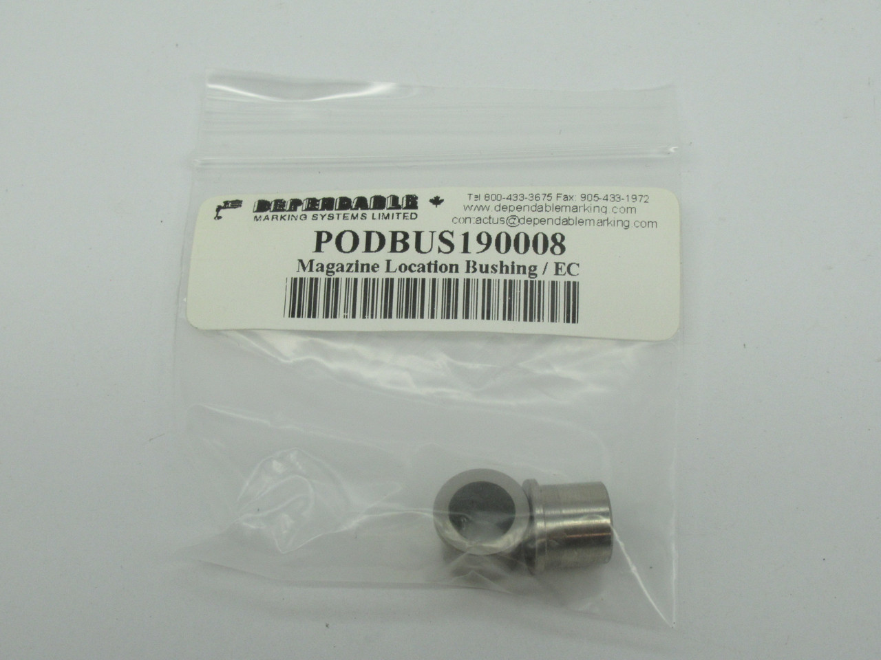 DMS PODBUS190008 Magazine Location Bushing 3/8" ID 9/16" OD *LOT OF 2* NWB