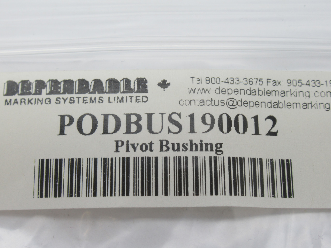 DMS PODBUS190012 Pivot Bushing 5/32" ID 3/8" OD *LOT OF 4* NWB