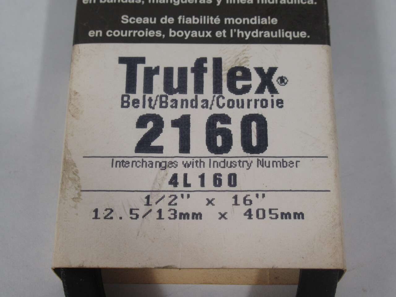 Gates 2160 Truflex V-Belt 16" L x 0.5" W x 0.31" T NEW