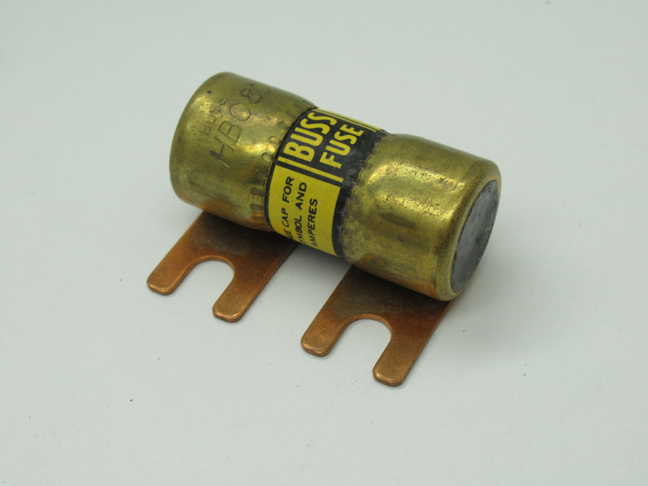 Bussmann HBO-80 Open Hole Bolt On Fuse 80A 32VAC/DC USED